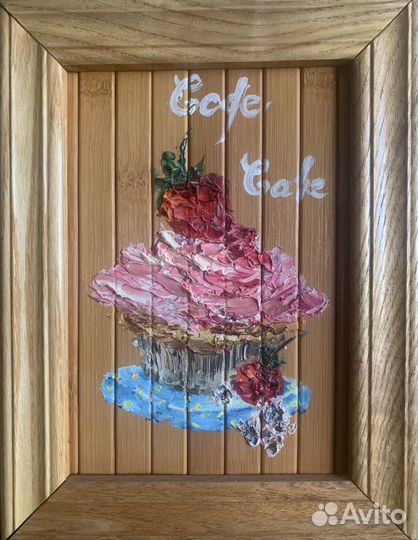 Картина маслом дерево decor