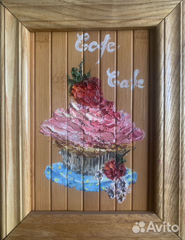 Картина маслом дерево decor