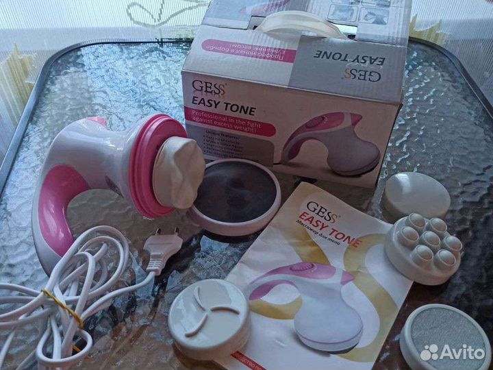 Массажер Gess для лица и тела с наседками