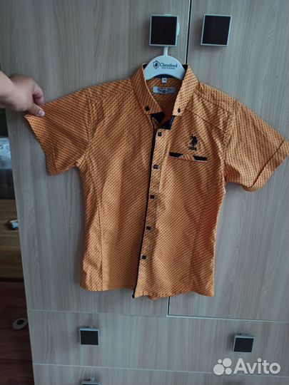 Рубашка для мальчика 122 128