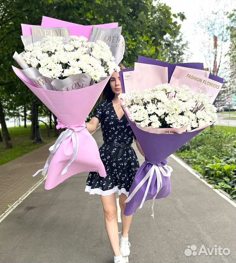 Доставка Букетов. Хризантемы с WOW Эффектом