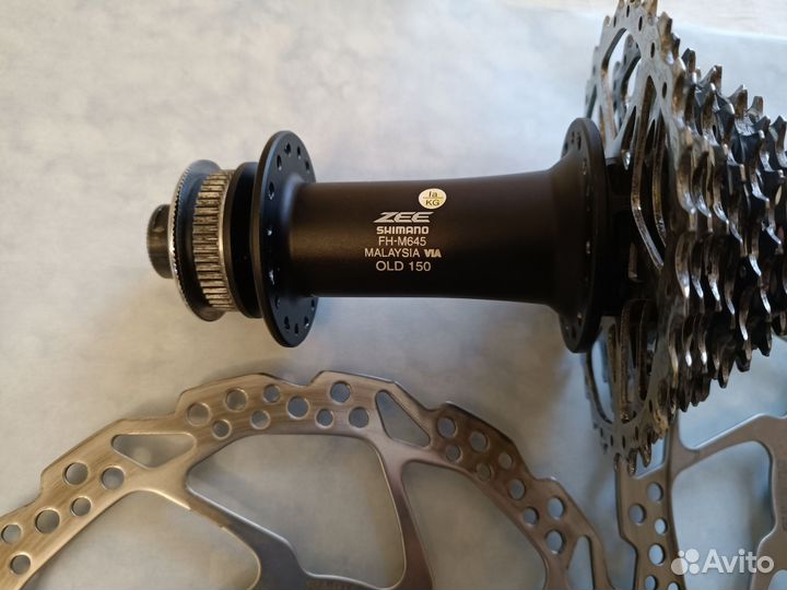 Втулка ZEE, спицы DT, ротора Shimano 180