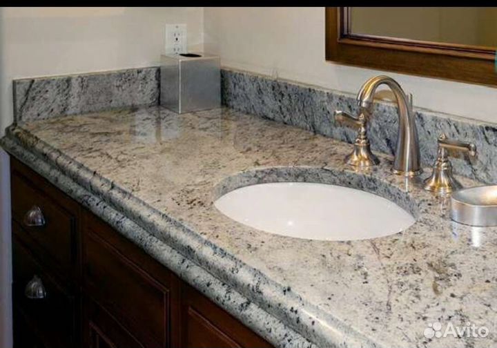 Столешница мраморная из камня для раковины
