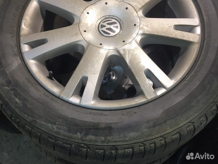 Диски с резиной r18 на Touareg