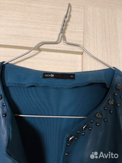 Кожаный сарафан женский