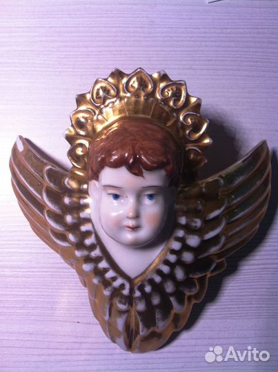 Лампада Ангел фарфор 19 век