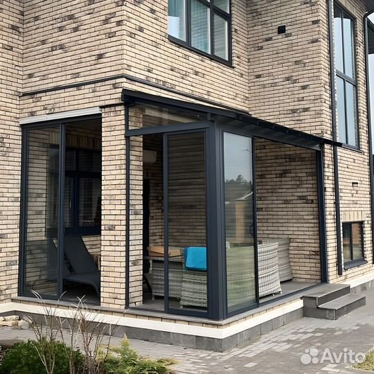 Остекление террас, веранд, беседок. Узнайте цену