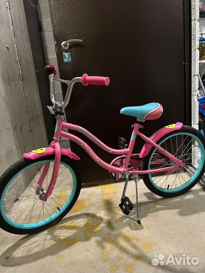 Детский велосипед 20 для девочек розовый