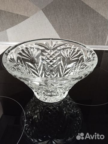 Ваза хрустальная