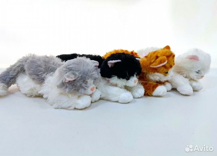Мягкая игрушка мохнатый котёнок