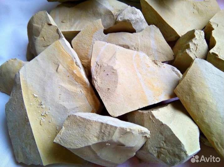 Природная глина и мел