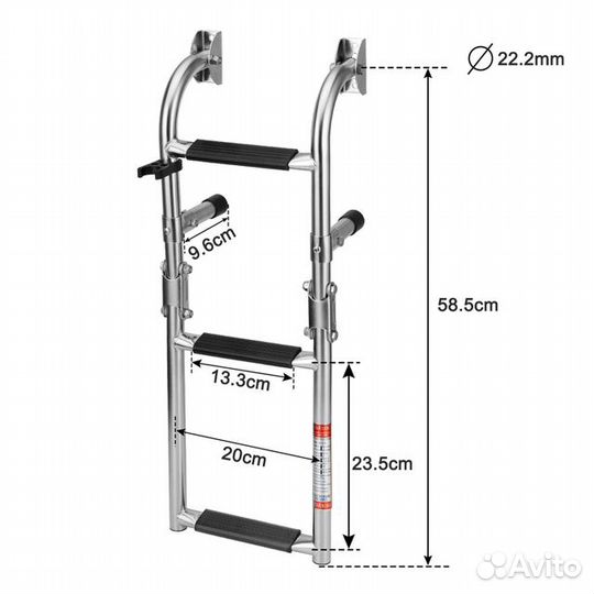 Трап, лестница для лодки, катера