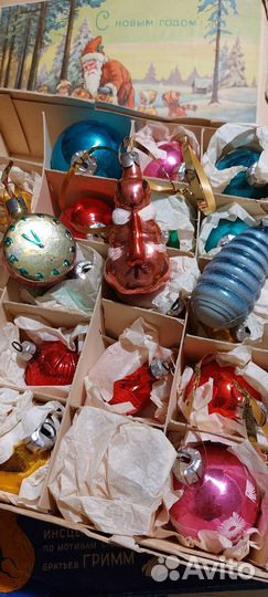 Елочные игрушки СССР ГДР 41 шт