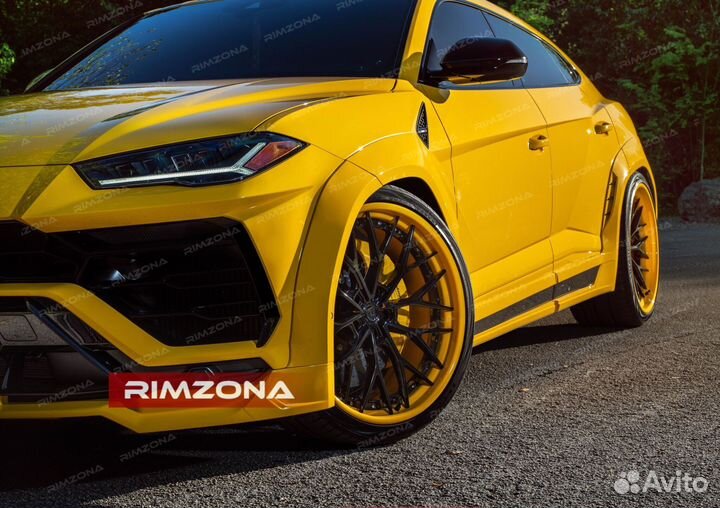 Кованые диски anrky R22 на Lamborghini