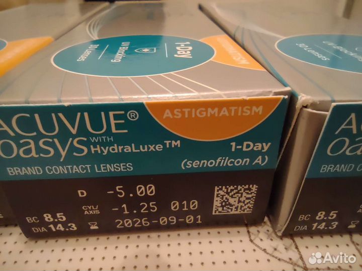Линзы acuvue oasys hydraluxe astigmatism
