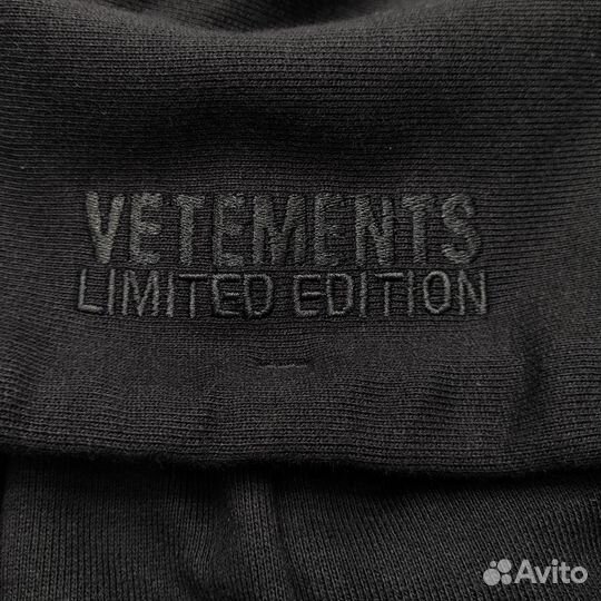 Черная худи Vetements женская