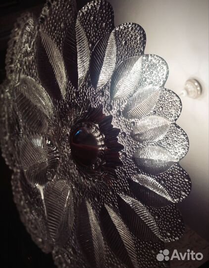 Ваза для фруктов,конфет из декоративного стекла