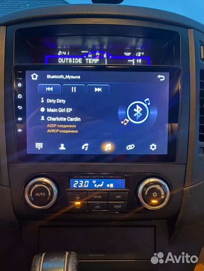 Магнитола Mitsubishi Pajero 4 Android