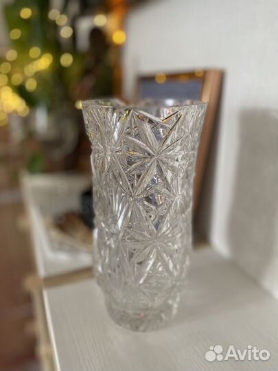Ваза хрустальная СССР высокая