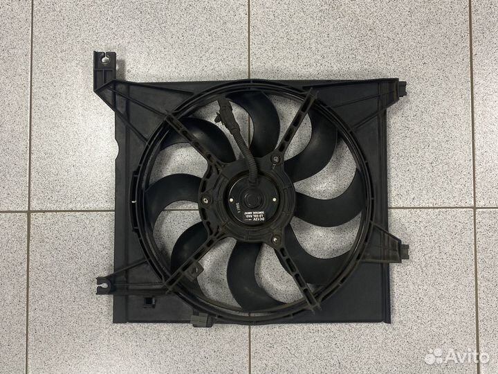 Вентилятор кондиционера с кожухом киа церато