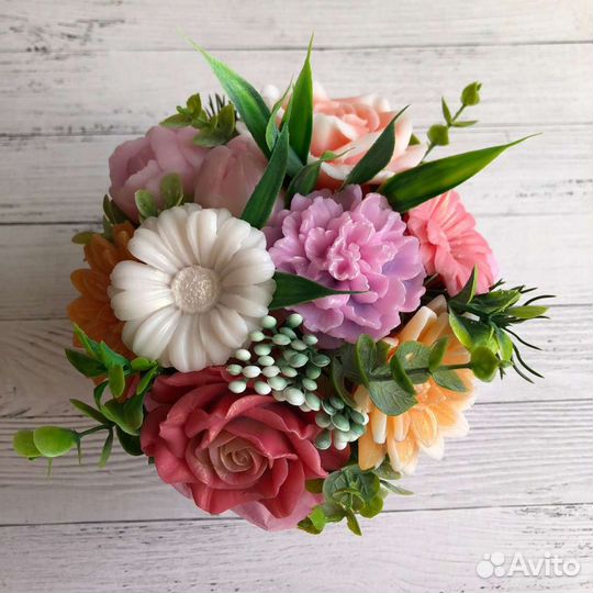 Букет из мыла