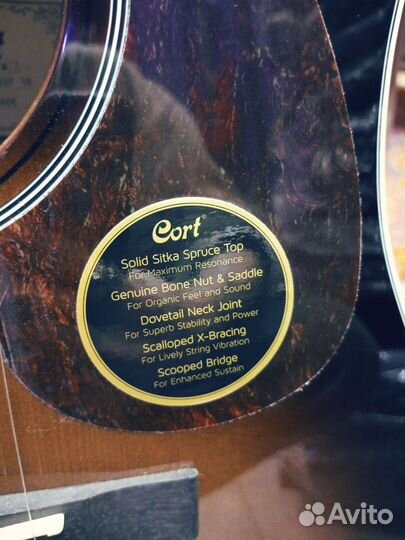 Гитара Cort электро акустическая с массивом