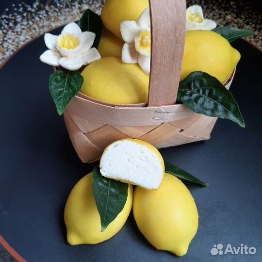Малина,лимоны из зефира и птичье молоко