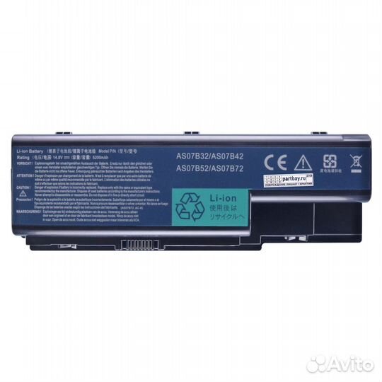 Аккумулятор для Acer AS07B32 14.8V 5200mAh 76Wh