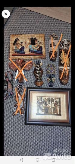 Маски Египет, Индия