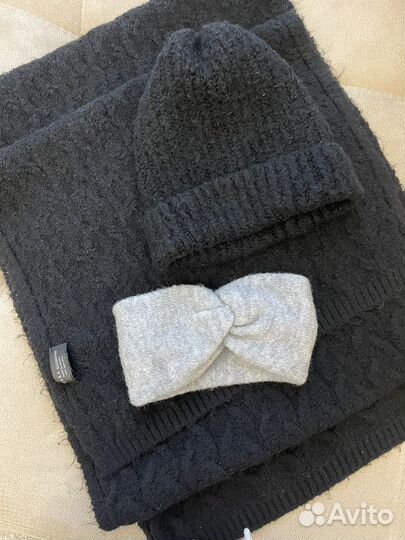 Шарф женский,шапка и првязка