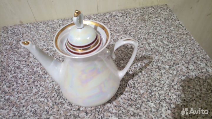 Кофейный сервиз перламутровый, ссср-белоруссия