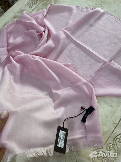 Gucci палантин новый оригинал шерсть шелк
