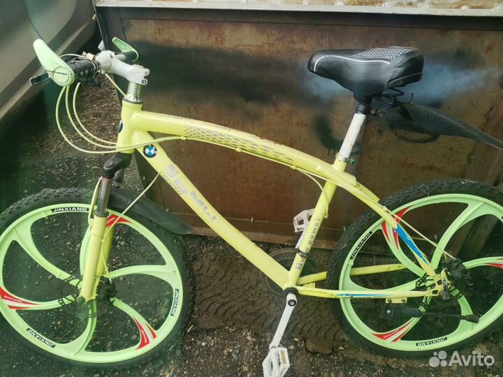 Велосипед на литых дисках bmw