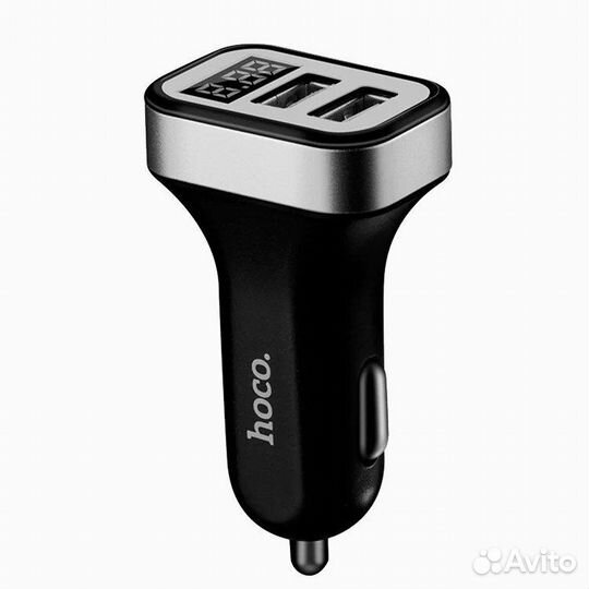 Автомобильное зарядное устройство hoco Z3 2USB, 2*