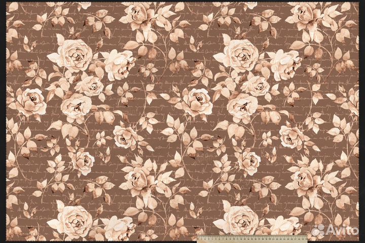 Ткань с дизайном цветы Прованс