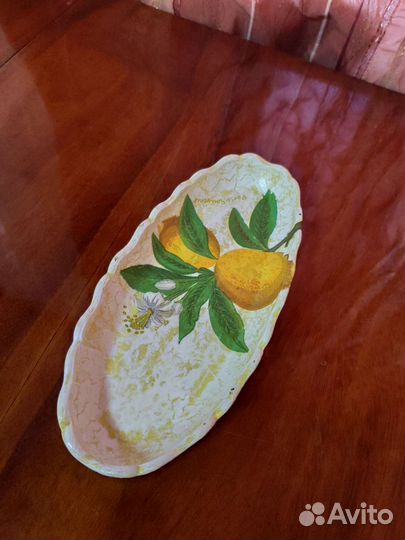 Тарелка декоративная декупаж