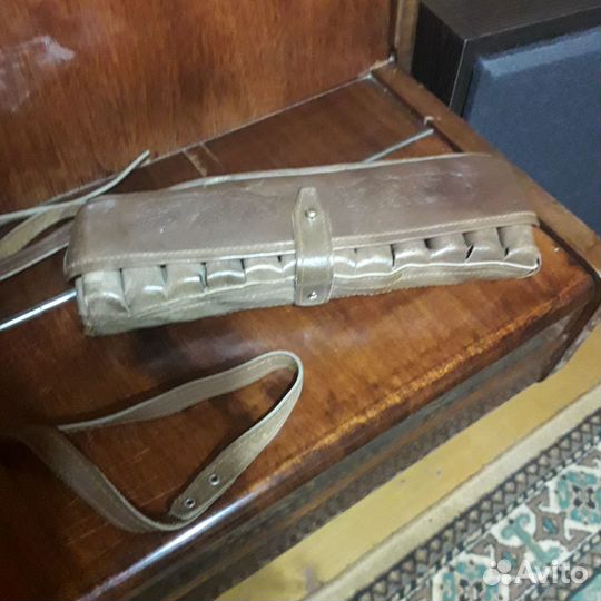 Патронташ кожаный