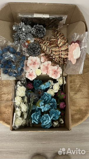 Материал (цветы) для скрапбукинга