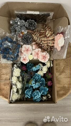 Материал (цветы) для скрапбукинга