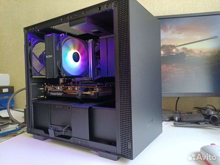 Intel i3 12100F + RX 5700