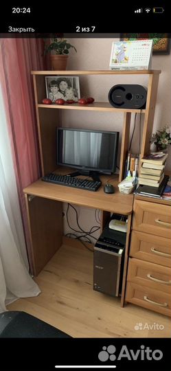 Компьютерный стол и стул