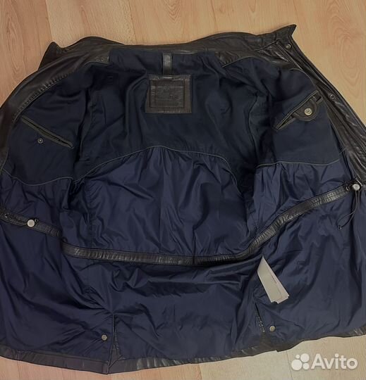 Кожаная куртка мужская massimo dutti