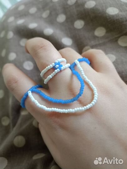 Колечки из бисера