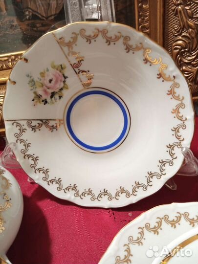 Винтаж. Сервиз чайный. czecho. Чехословакия