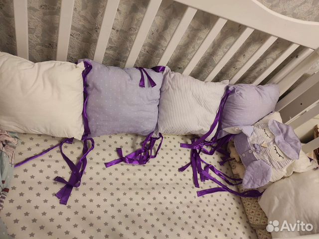 Бортики в кроватку (подушки)