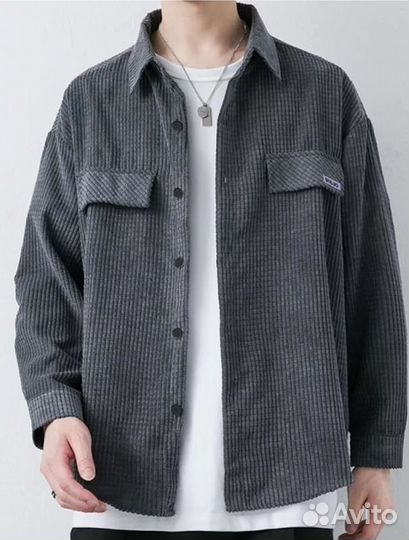 Вельветовая рубашка мужская