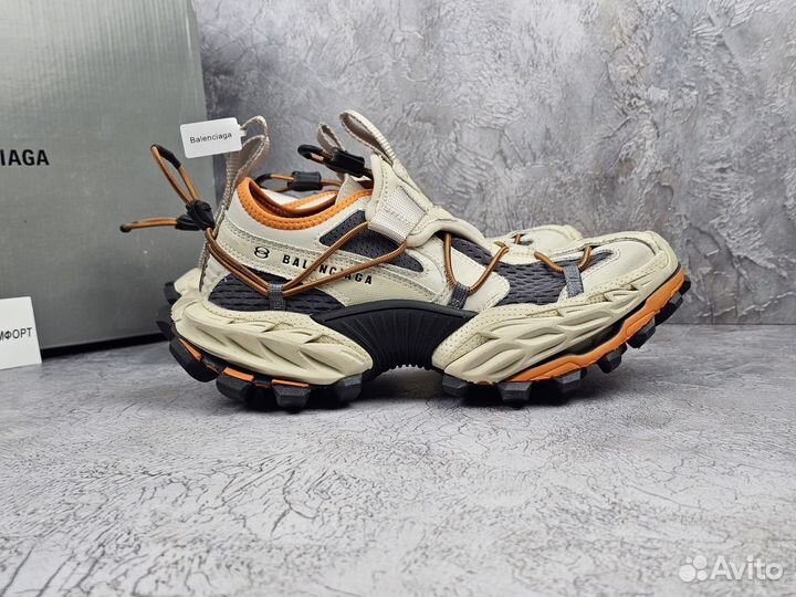 Кроссовки Balenciaga hike Sneaker Beige orange