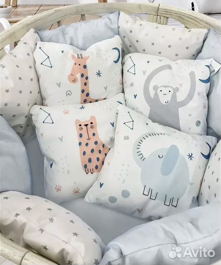 Бортики в детскую кроватку