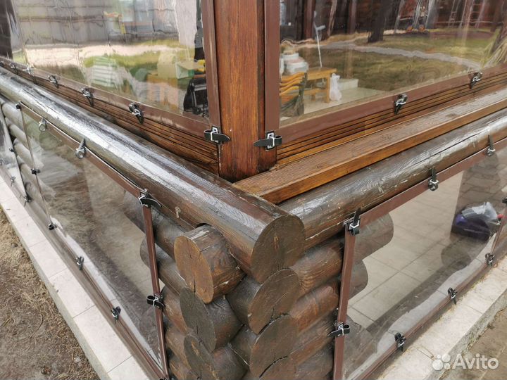 Мягкие пвх окна на беседку