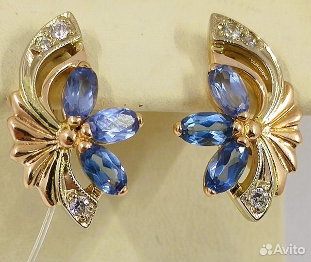 Золотые серьги